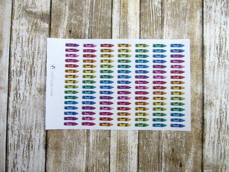 Crayon Stickers