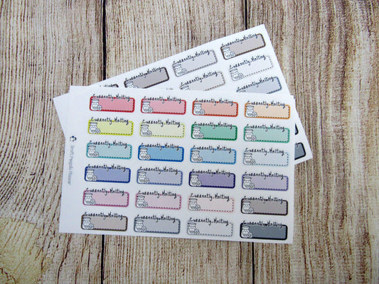 Currently Melting Sticker