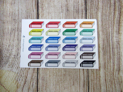 Currently Reading Book Hand Drawn Sticker