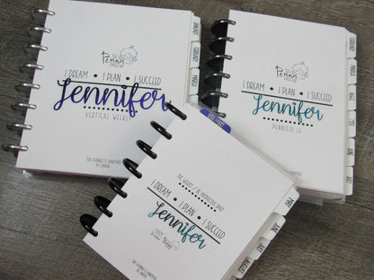 Custom Foiled Name Script Sticker