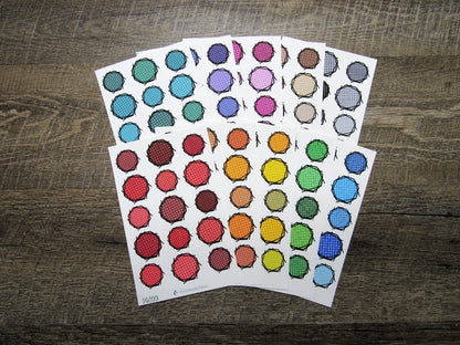 Doodle Grid Octagons- DGO001-DGO010