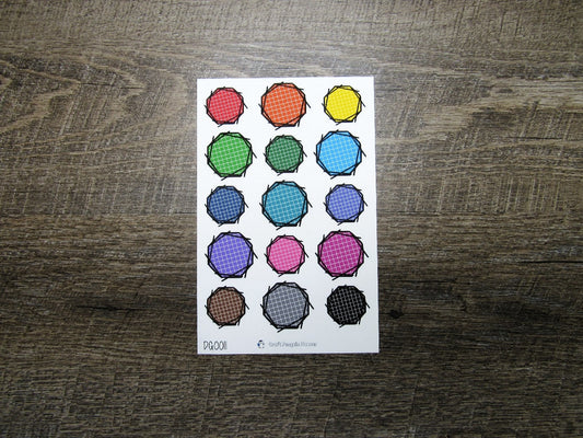 Doodle Grid Octagons- DGO011
