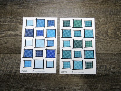 Doodle Grid Squares- DGS001-DGS010