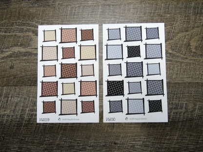 Doodle Grid Squares- DGS001-DGS010