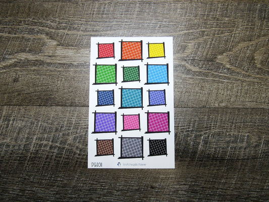 Doodle Grid Squares- DGS011