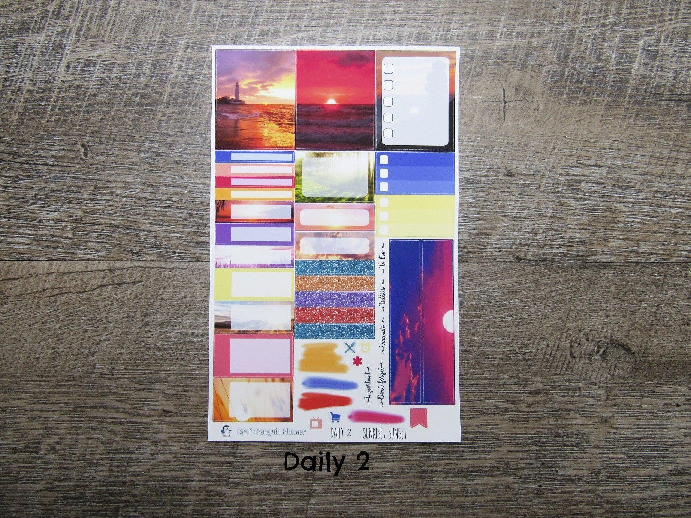 Sunrise, Sunset DAILY kit