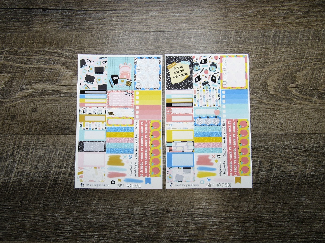 Back To School DAILY kit