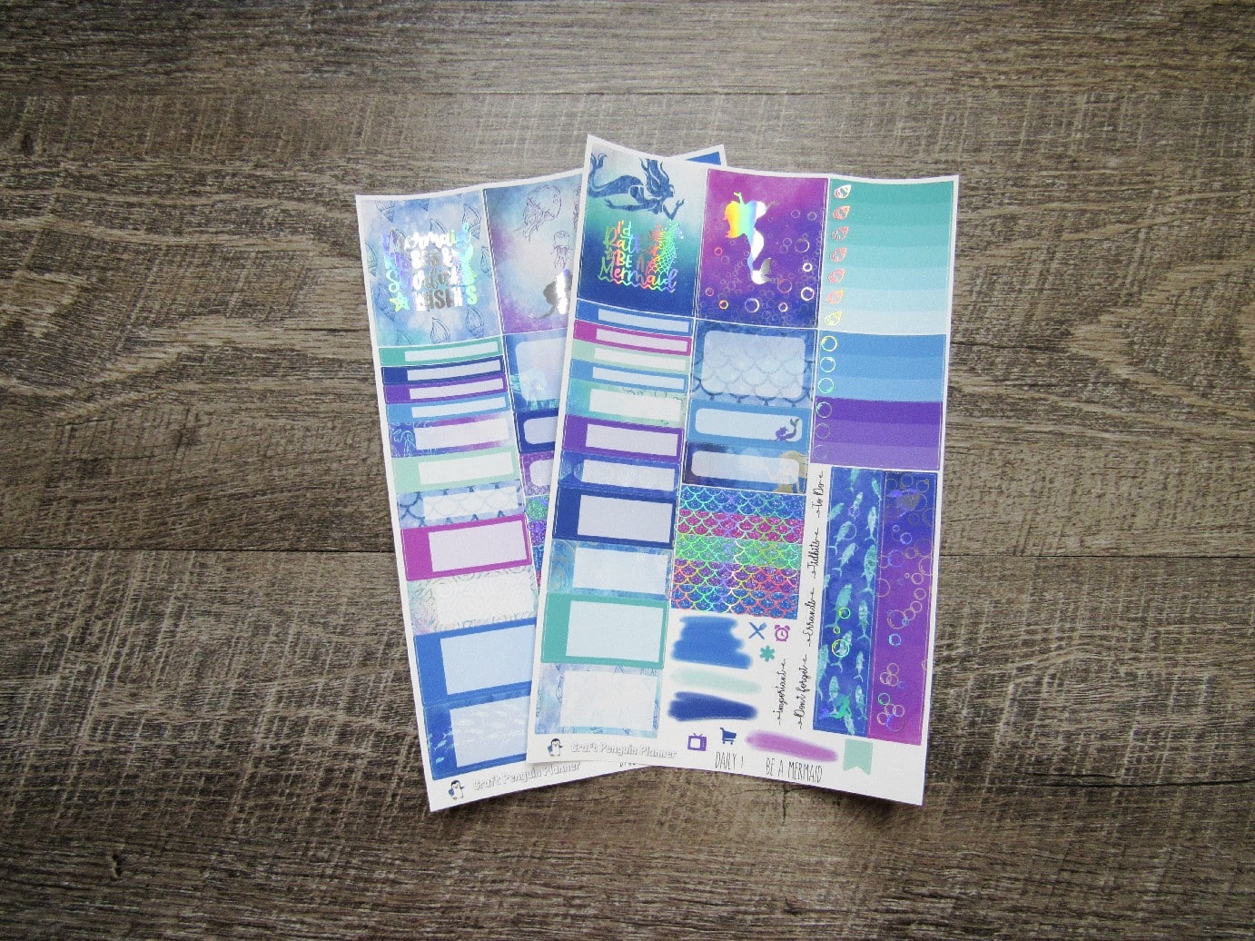 Be A Mermaid FOILED DAILY kit