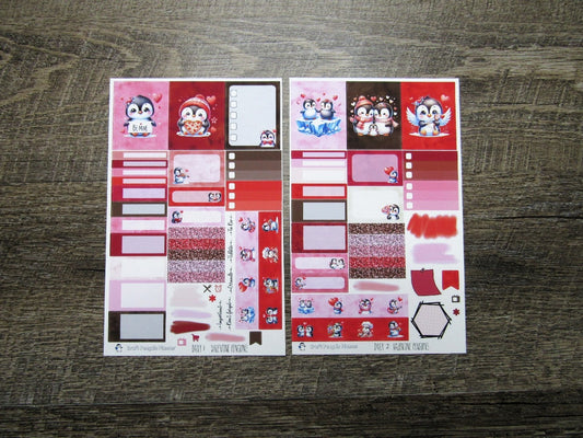 Valentine Penguins DAILY kit