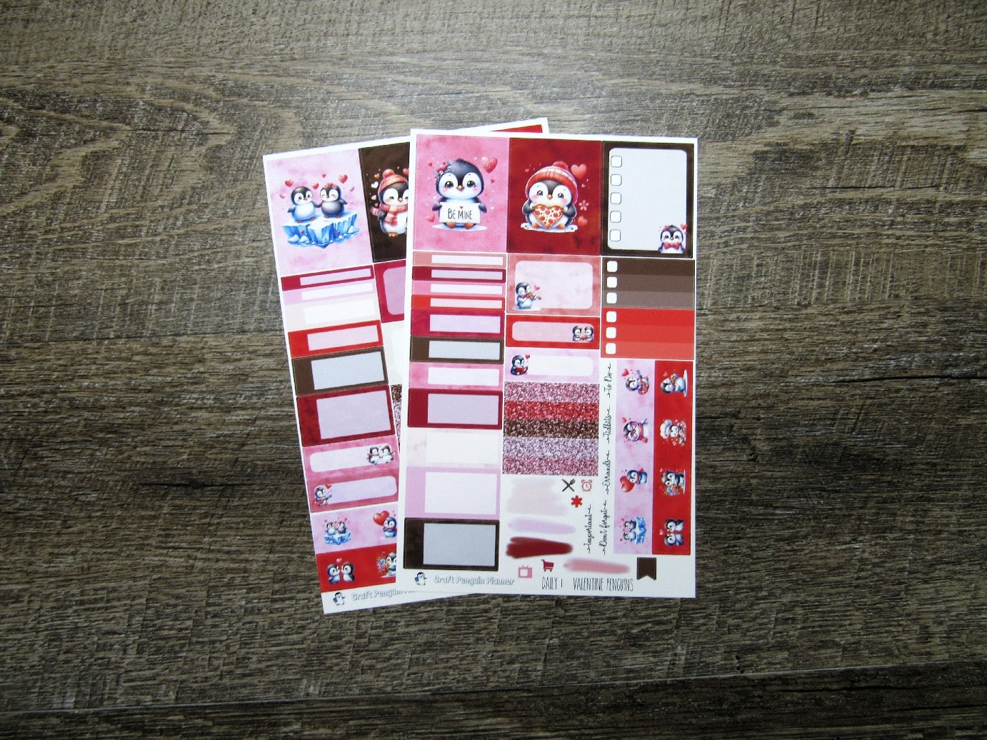 Valentine Penguins DAILY kit