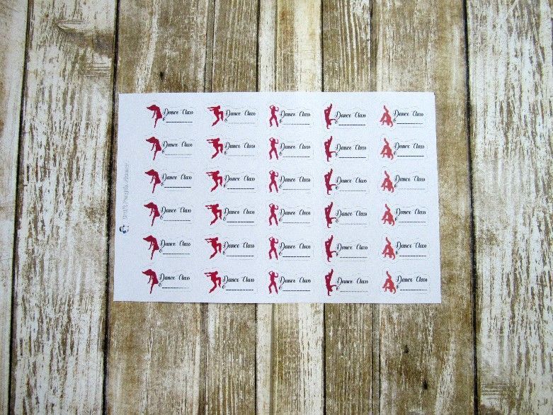 Dance Class Stickers