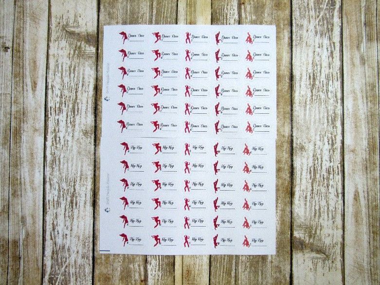 Dance Class Stickers