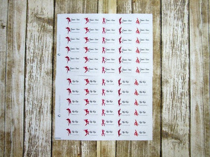Dance Class Stickers
