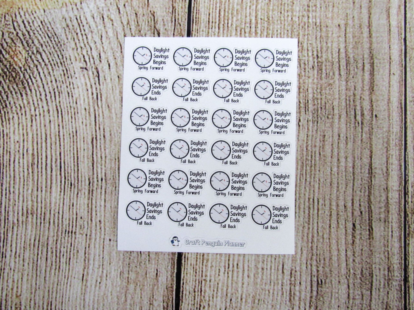 Daylight Savings Sticker