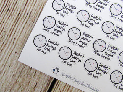 Daylight Savings Sticker