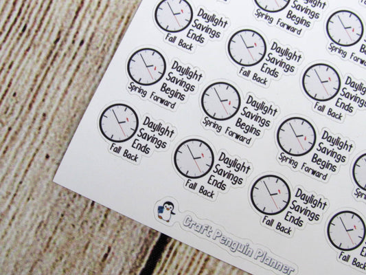 Daylight Savings Sticker