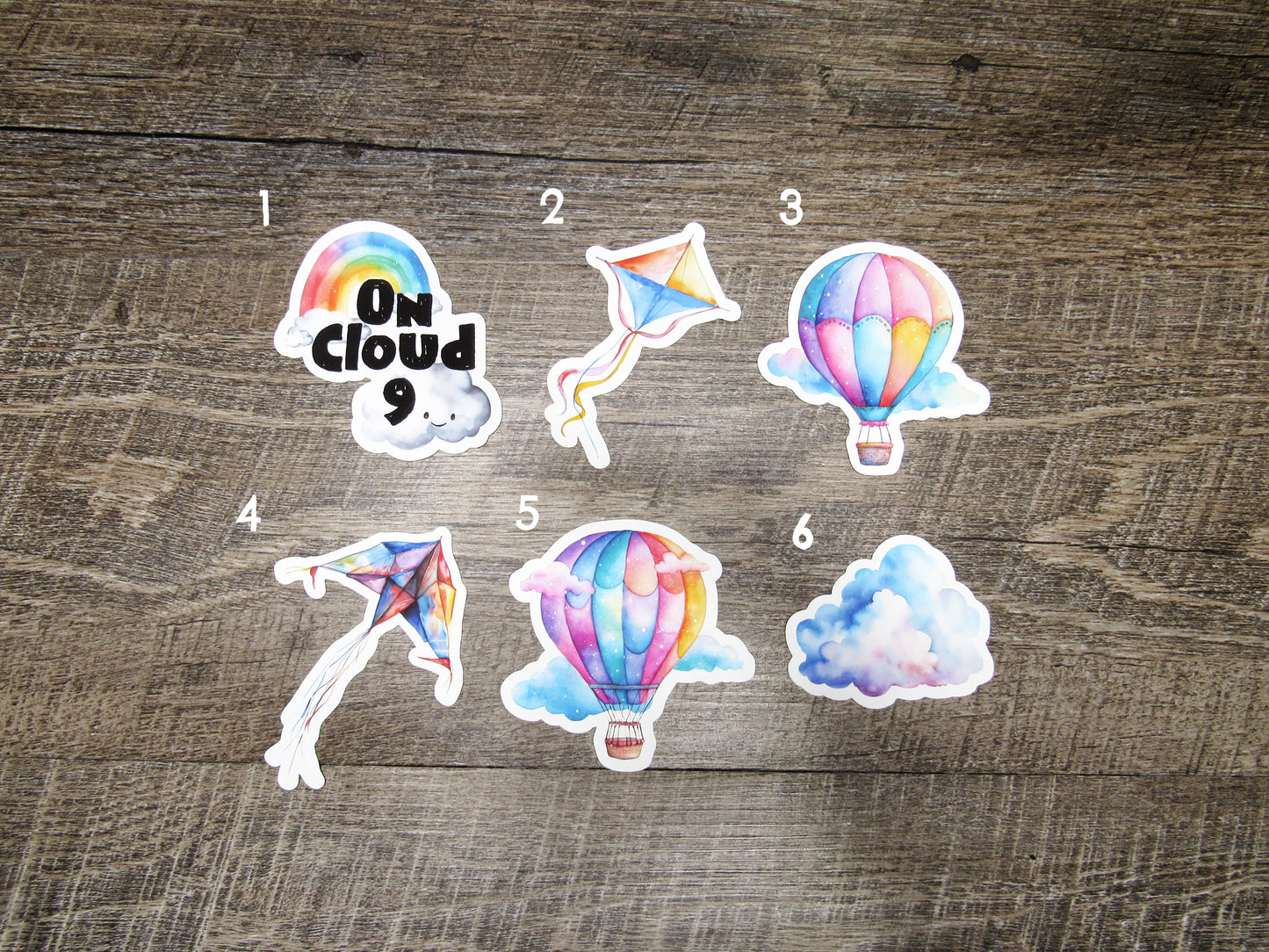 On Cloud 9 Sticker Die Cuts