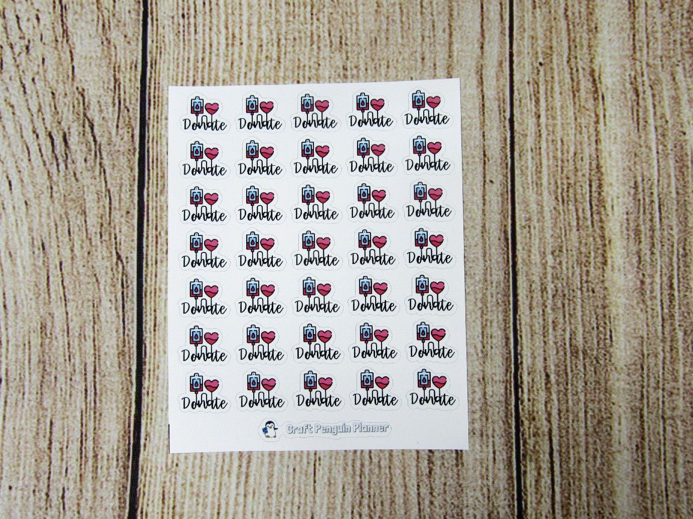 Donate Blood stickers