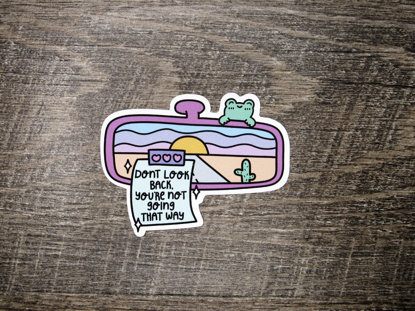 Don't Look Back Die Cut