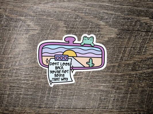 Don't Look Back Die Cut