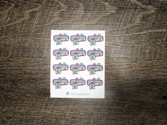 Don't Look Back Stickers