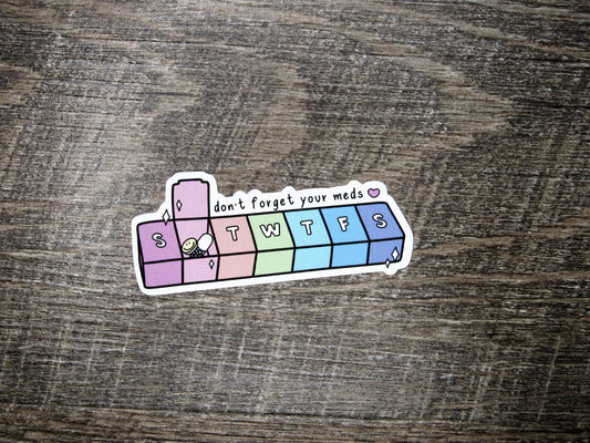 Don't Forget Your Meds Die Cut