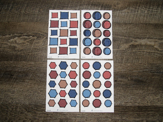 Doodle Grid Shapes- Baseball