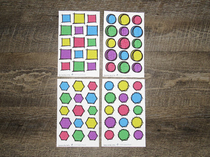 Doodle Grid Shapes- Sponsored By Coffee