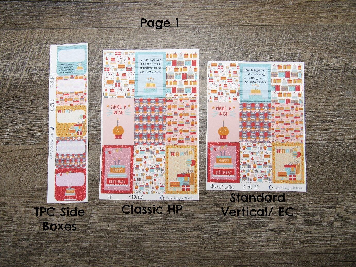 Eat More Cake Weekly, CHOOSE YOUR KIT