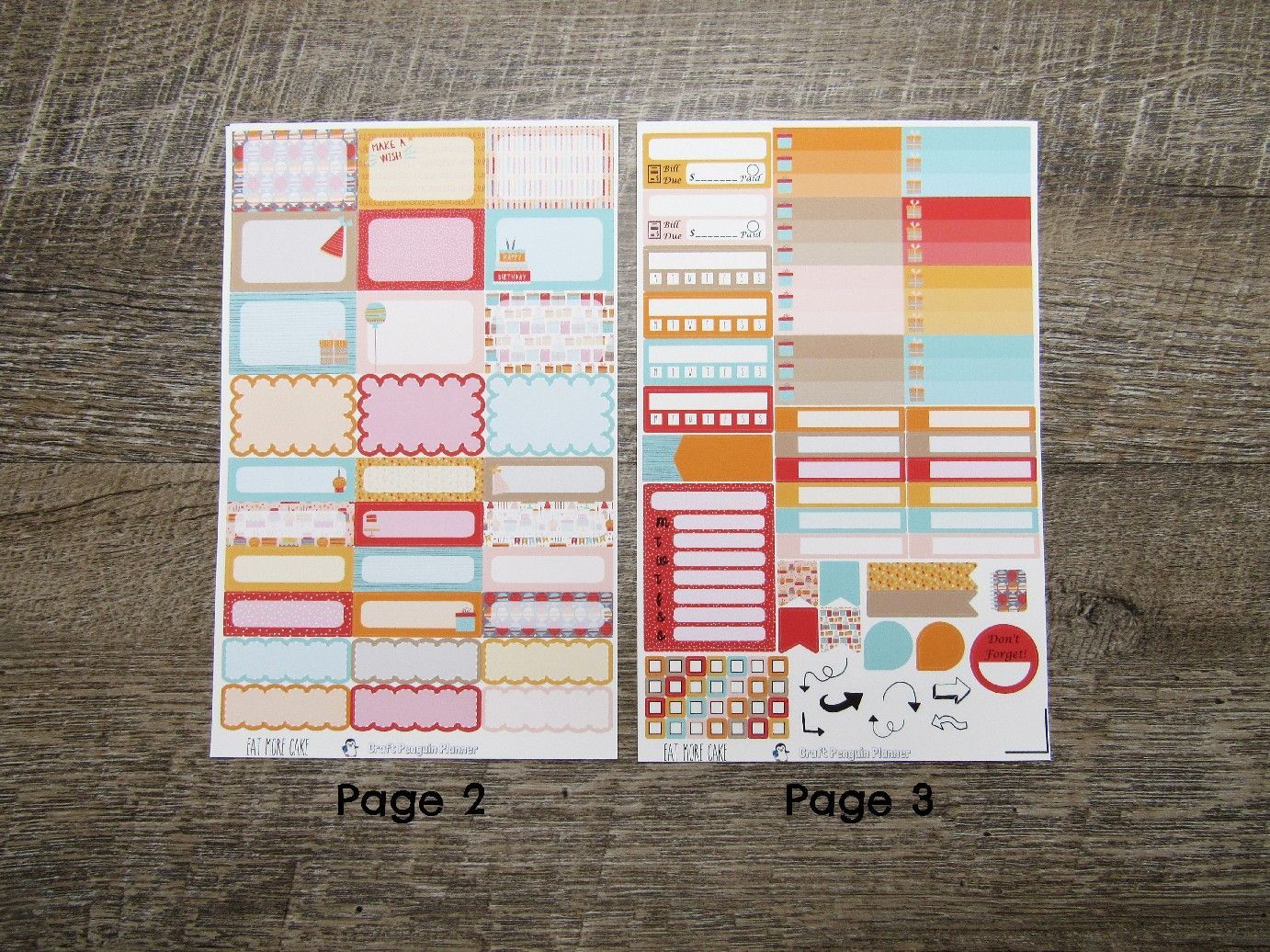 Eat More Cake Weekly, CHOOSE YOUR KIT