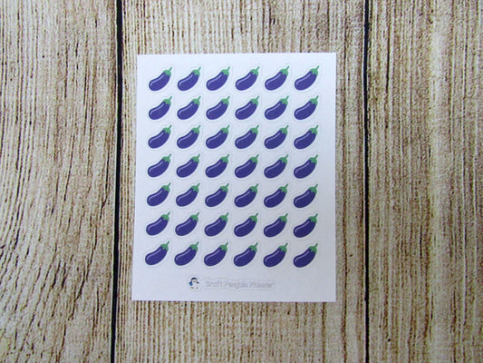 Eggplant Sticker