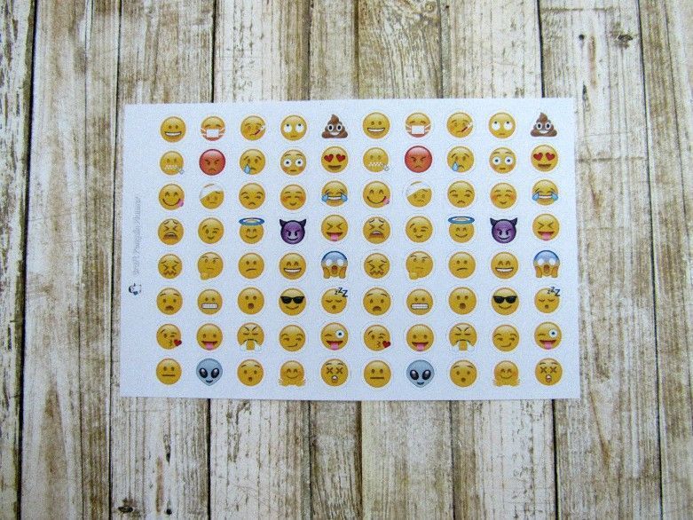 Emoji stickers