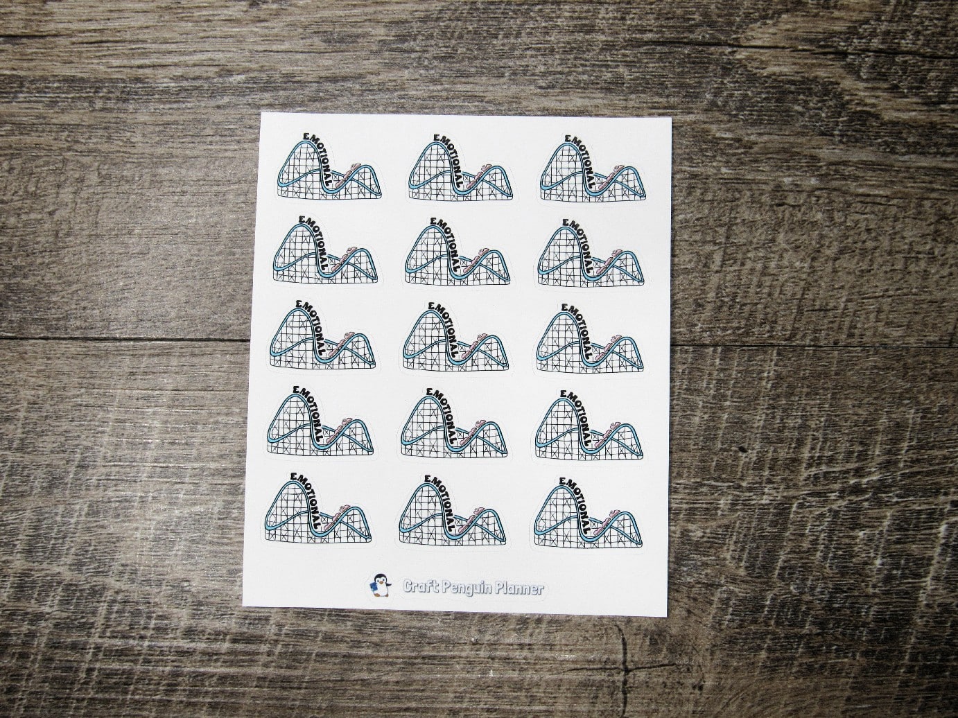 Emotional Rollercoaster stickers