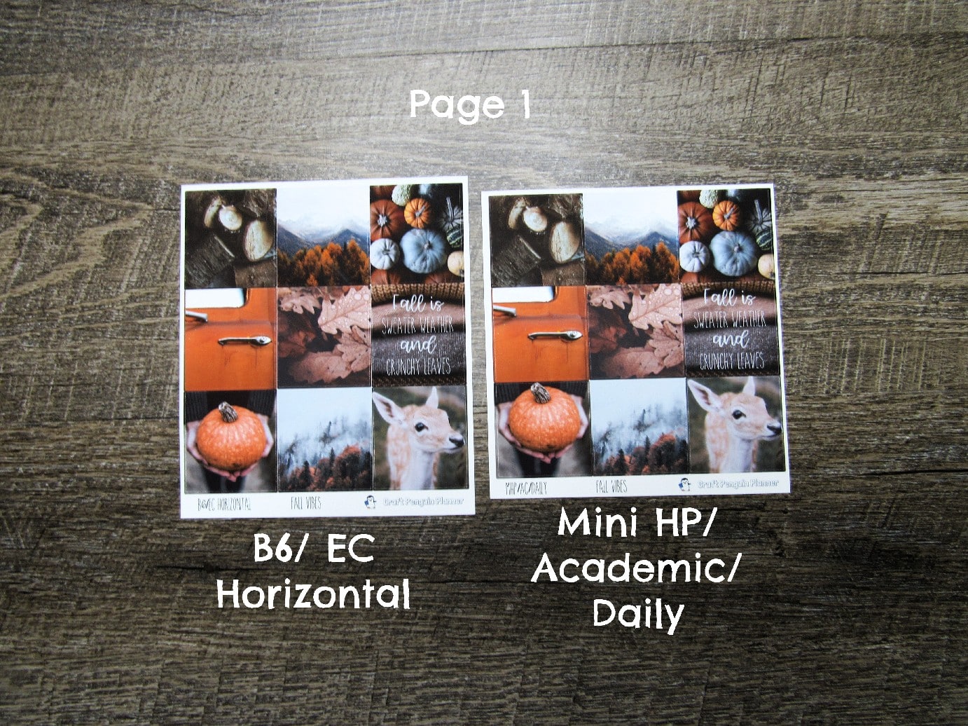 Fall Vibes Weekly, CHOOSE YOUR KIT