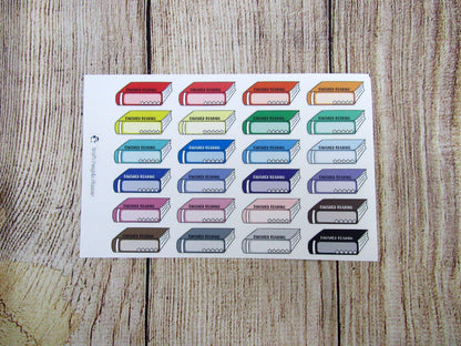 Finished Reading Book Hand Drawn Sticker