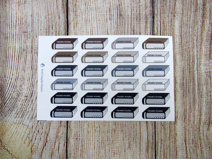 Finished Reading Book Hand Drawn Sticker