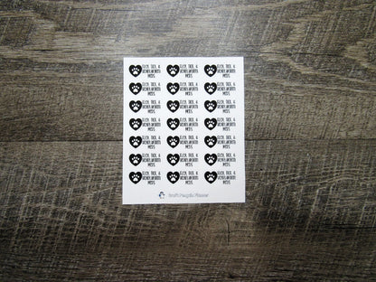 Flea, Tick, & Heartworm Meds Sticker