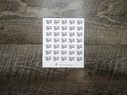 Flea, Tick, & Heartworm Meds Sticker