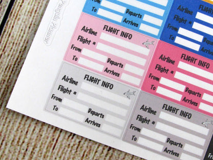 Flight Tracker Stickers