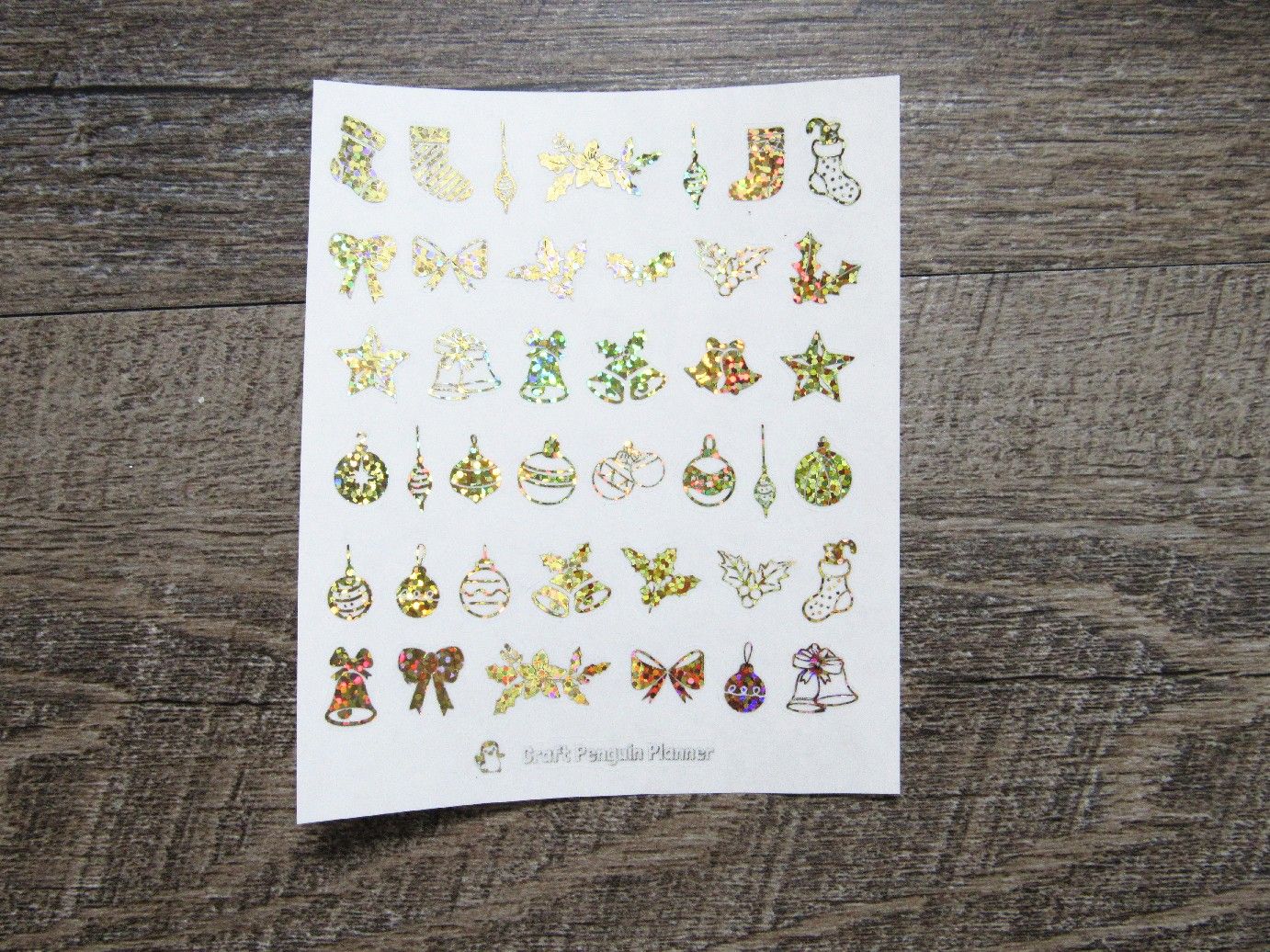 FOILED Christmas Decorations