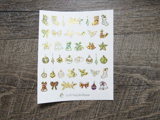 FOILED Christmas Decorations