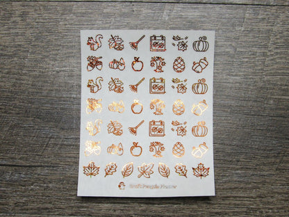 FOILED Fall Mix Stickers