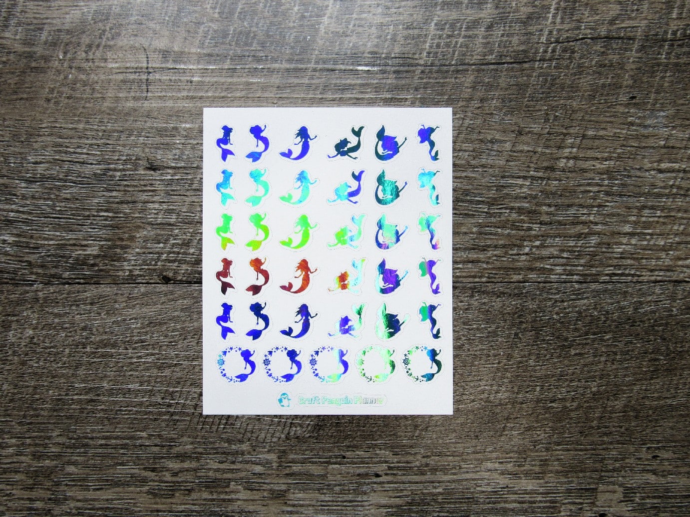 FOILED Mermaid Icons