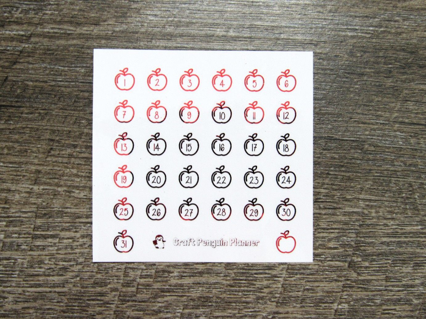 FOILED Apple Date Dots