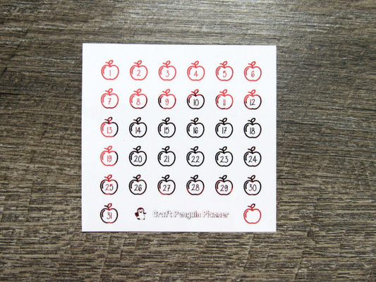 FOILED Apple Date Dots