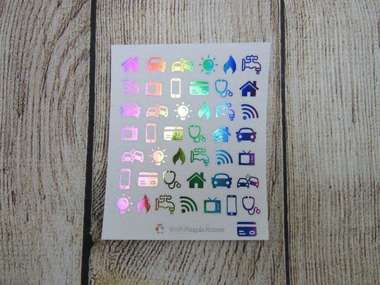 FOILED Bill Icon Mix