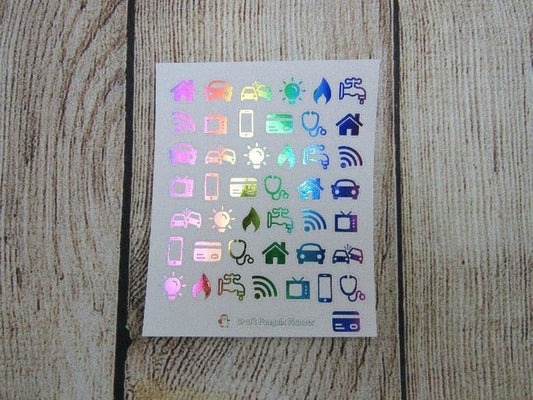 FOILED Bill Icon Mix