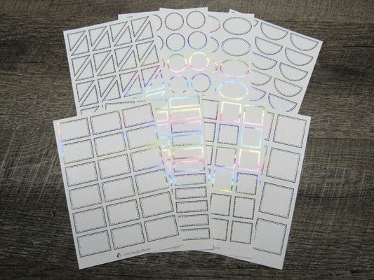 Foiled Stitched Boxes