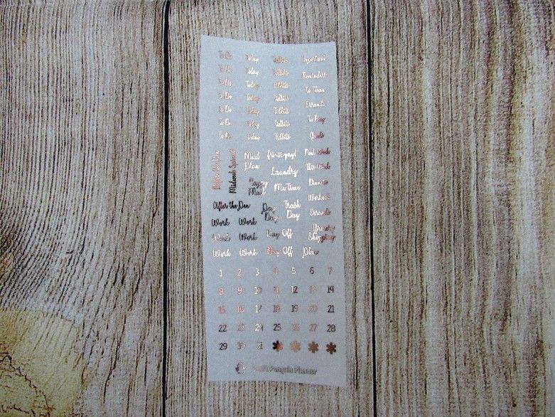 FOILED Clear Functional Kit Page