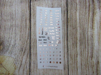 FOILED Clear Functional Kit Page